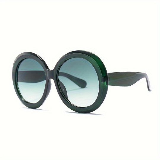 Oversized Round Retro Gradient Anti-Glare Sun Shades
