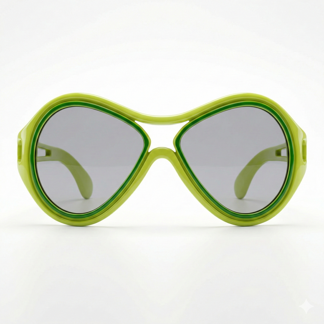 Glow-Up Shield Oversized Decorative Glasses | Casual Chic Eyewear