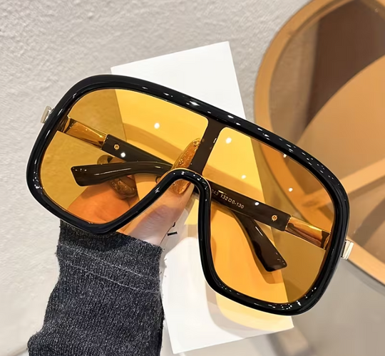 Glow-Up Shield Oversized Decorative Glasses | Casual Chic Eyewear