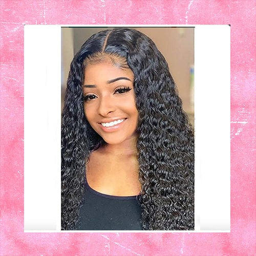 180d deep wave curly bob wig,